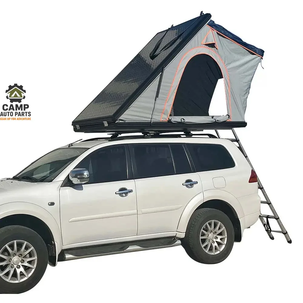 ABS Side Open Roof Top Tent (4-5 Person Family Size) | OEM Factory 5 Square aluminum hard shell roof top tent side profile for wholesale